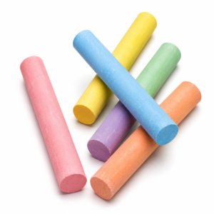Colour Chalk Pieces